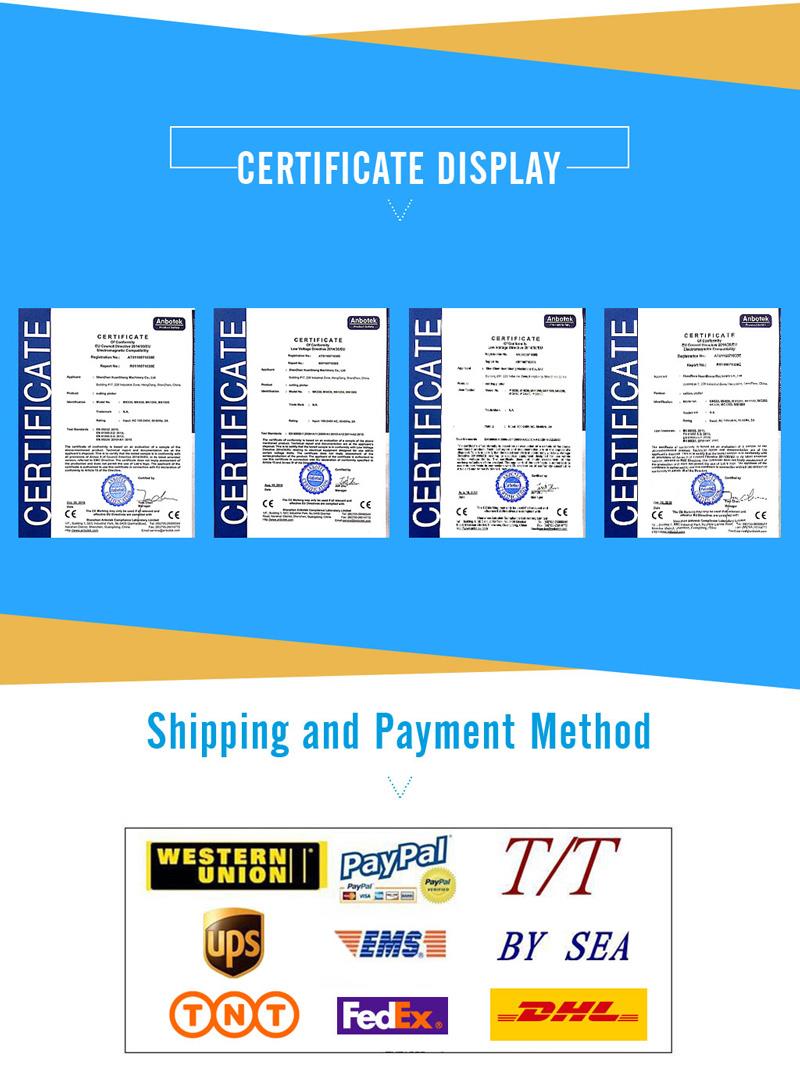 01.MG-PRO Vinyl Cutter Machine CERTIFICATE-DISPLAY